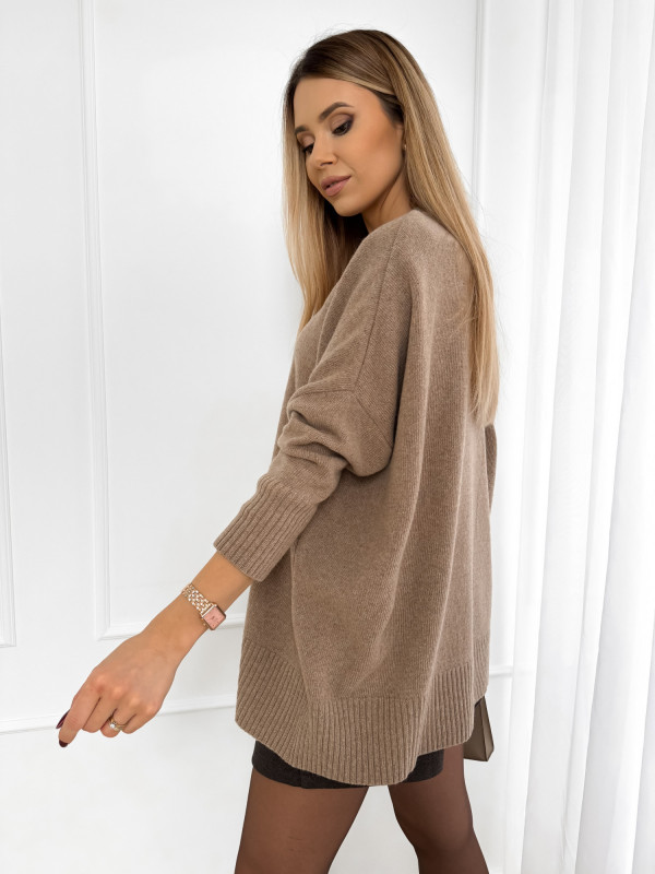 Sweter basic wełniany fango WOLLY 5