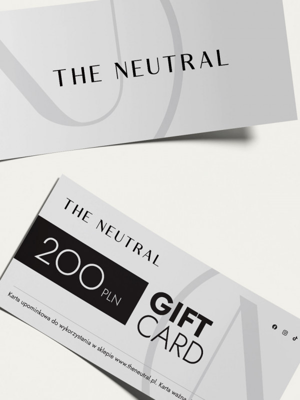 Co na prezent dla eleganckiej kobiety? Wybierz Gift card z The Neutral