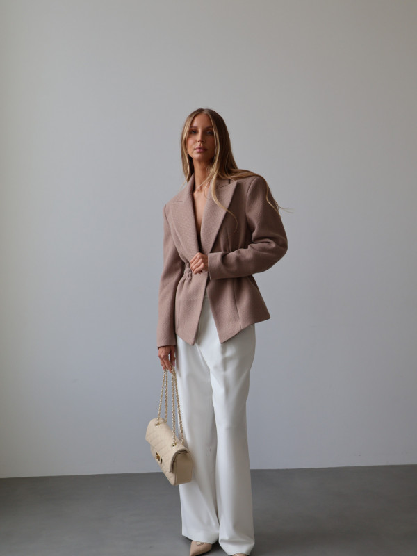 Marynarka ze ściągaczem ROYAL taupe 31