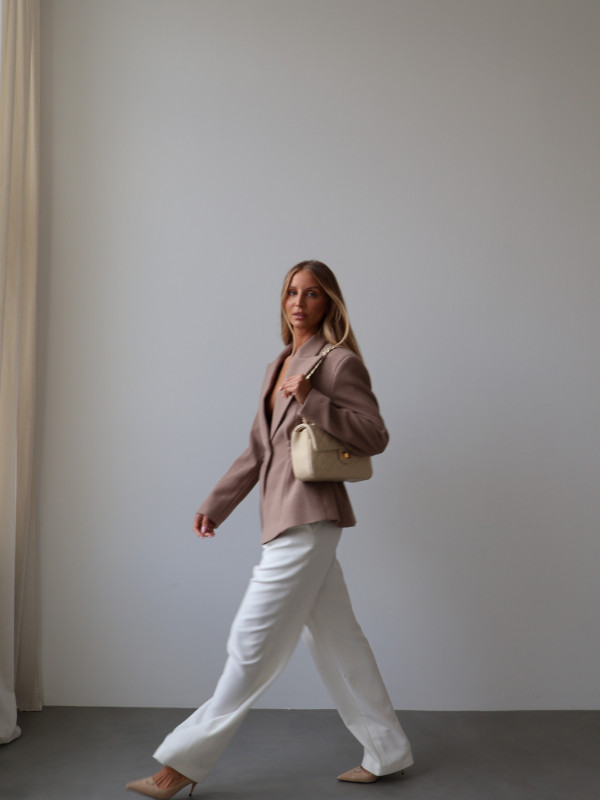 Marynarka ze ściągaczem ROYAL taupe 49