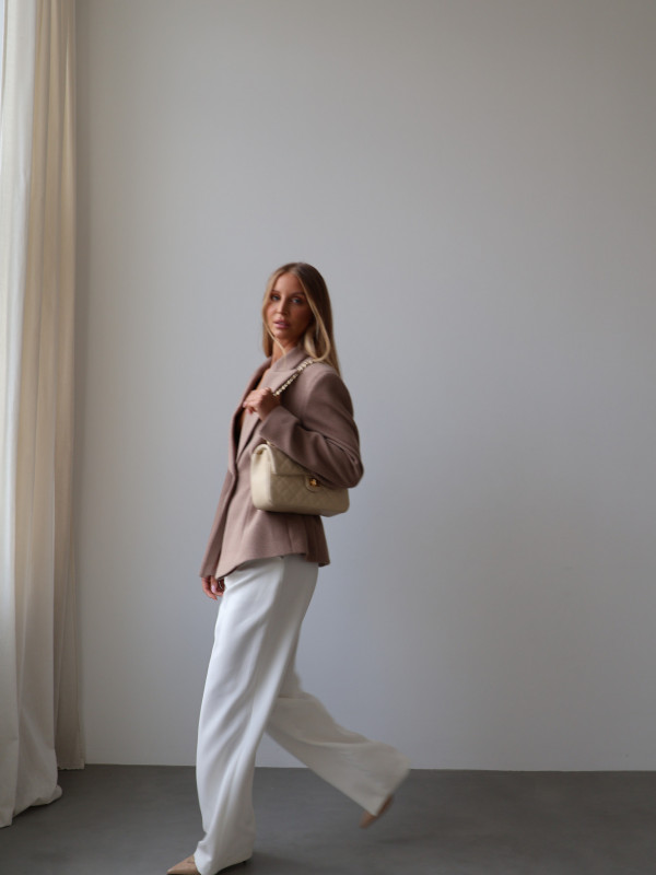 Marynarka ze ściągaczem ROYAL taupe 14