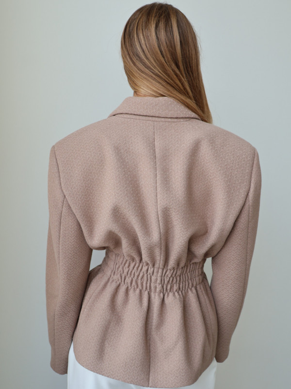 Marynarka ze ściągaczem ROYAL taupe 16