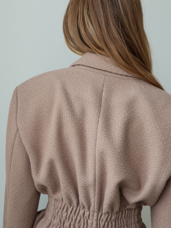 Marynarka ze ściągaczem ROYAL taupe 17