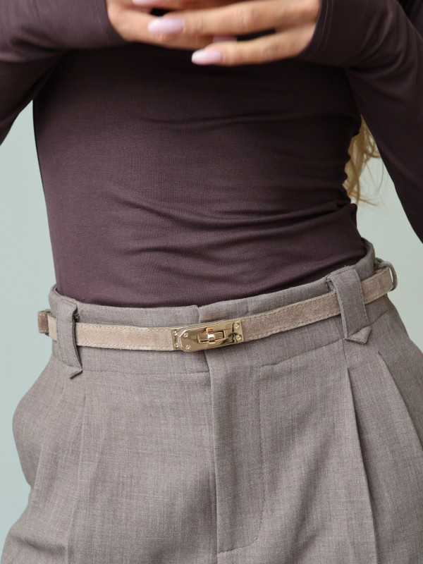 Golf z poduszkami 100% wiskoza AMELINE czekolada 4