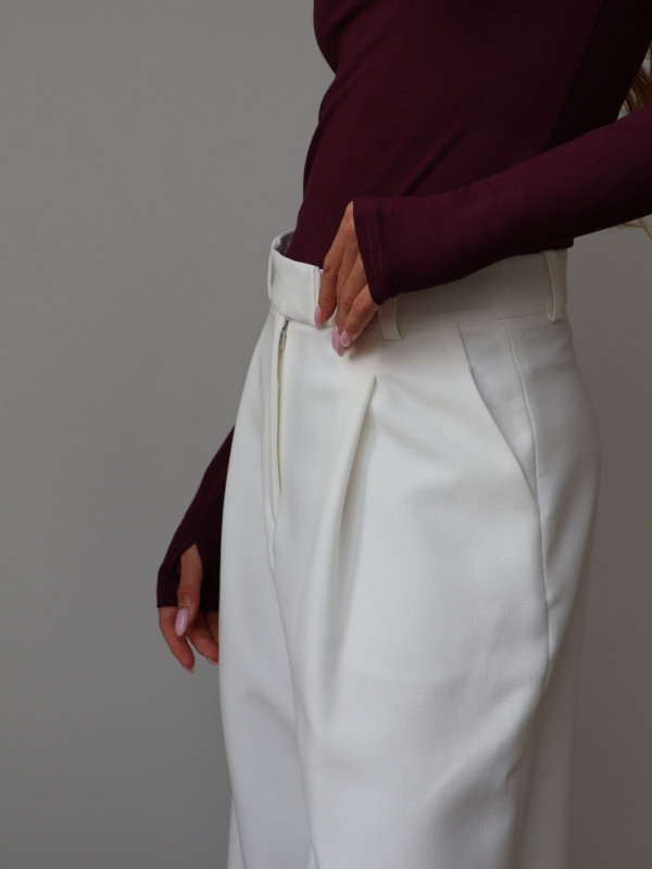 Golf z poduszkami 100% wiskoza AMELINE śliwka 3