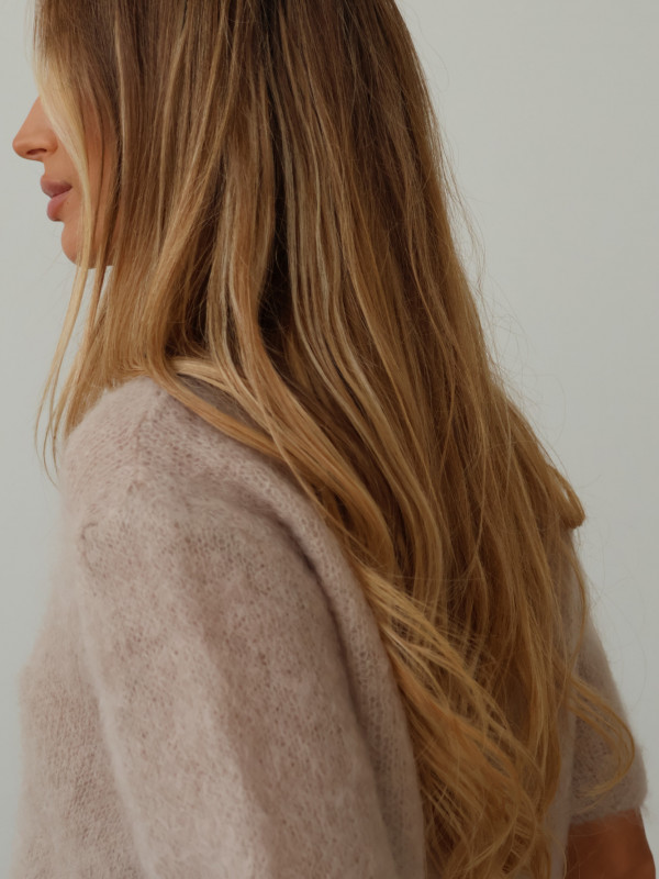 Sweter 80% moher premium YARA beż 6