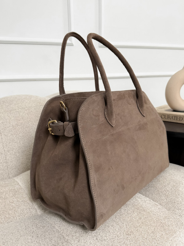 Torebka 100% skóra zamszowa ROV taupe 3