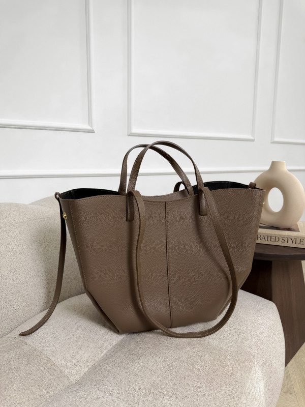 Torebka 100% skóra naturalna taupe SOLENE MAXI 1