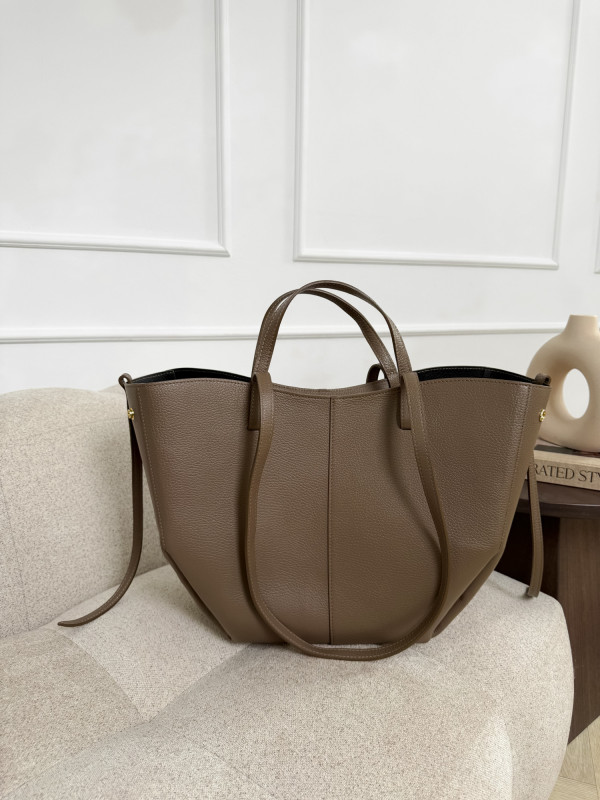 Torebka 100% skóra naturalna taupe SOLENE MAXI 2