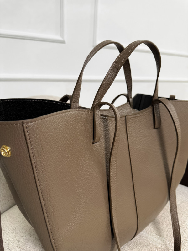 Torebka 100% skóra naturalna taupe SOLENE MAXI 10