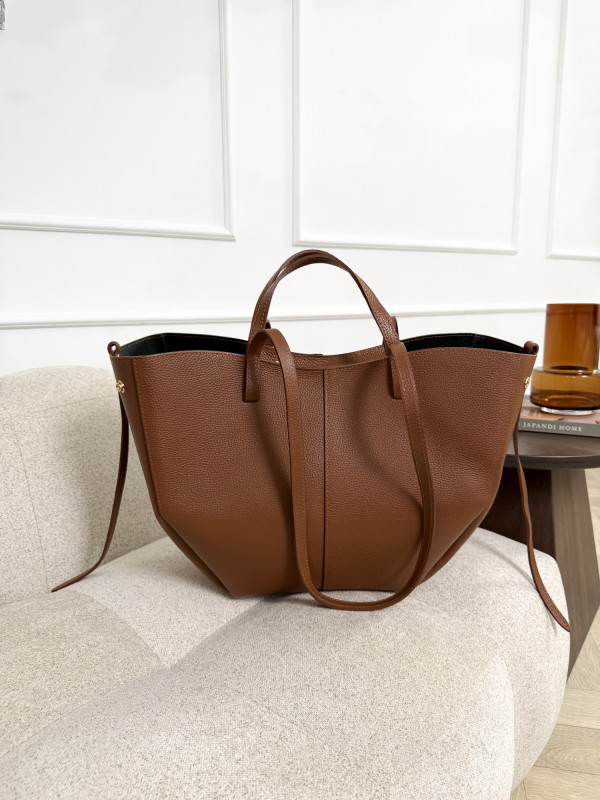 Torebka 100% skóra naturalna camel SOLENE MAXI 3