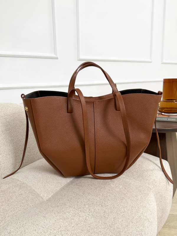 Torebka 100% skóra naturalna camel SOLENE MAXI 4