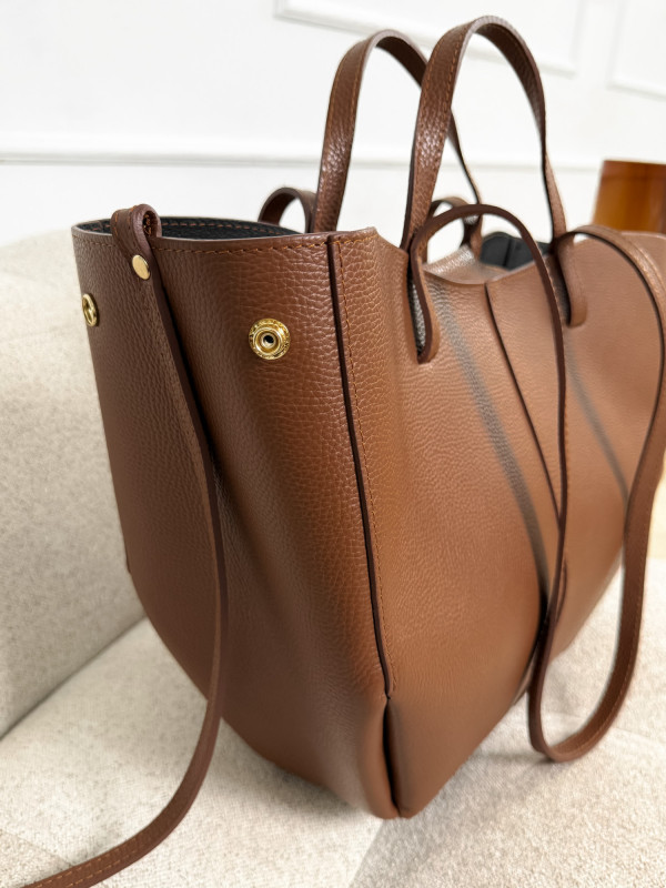 Torebka 100% skóra naturalna camel SOLENE MAXI 6