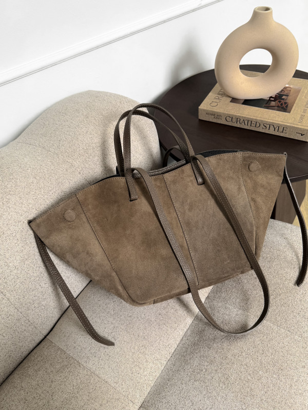 Torebka 100% skóra zamszowa ELENE mocha 3