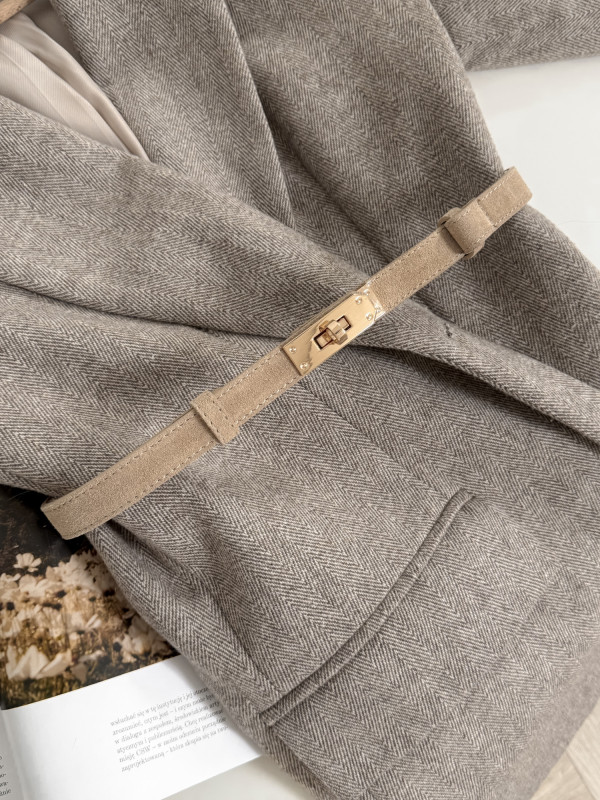 Torebka 100% skóra zamszowa LEONIE MAXI czekolada 4